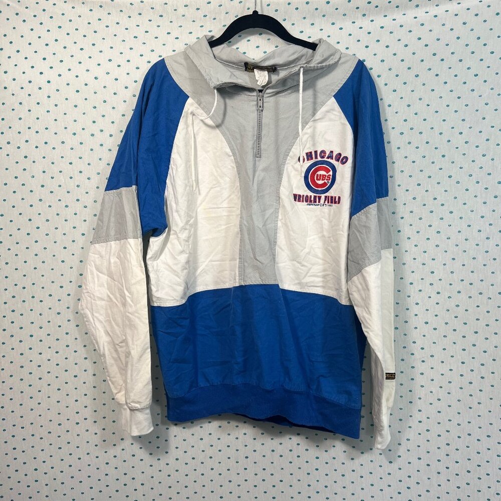 MLB Chicago Cubs Hummer Sports Vintage 1993 Lightweight Pullover Jacket